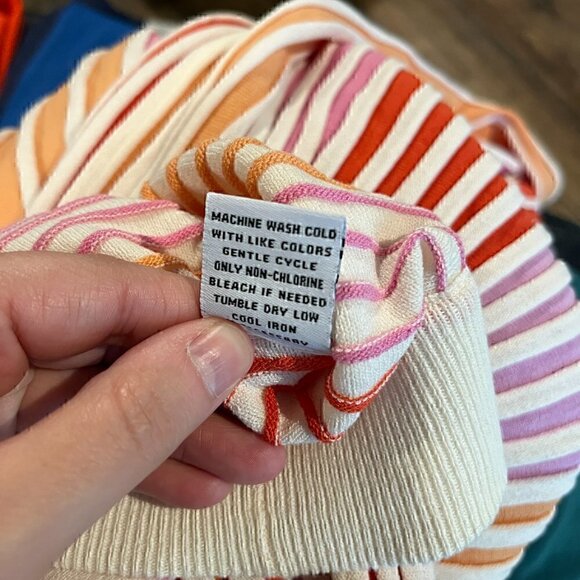 525 America colorful pleated skirt - Picture 8 of 8